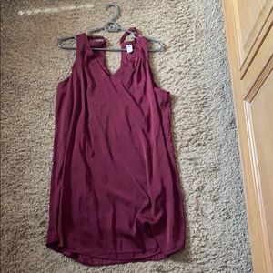 old navy maroon dress never worn